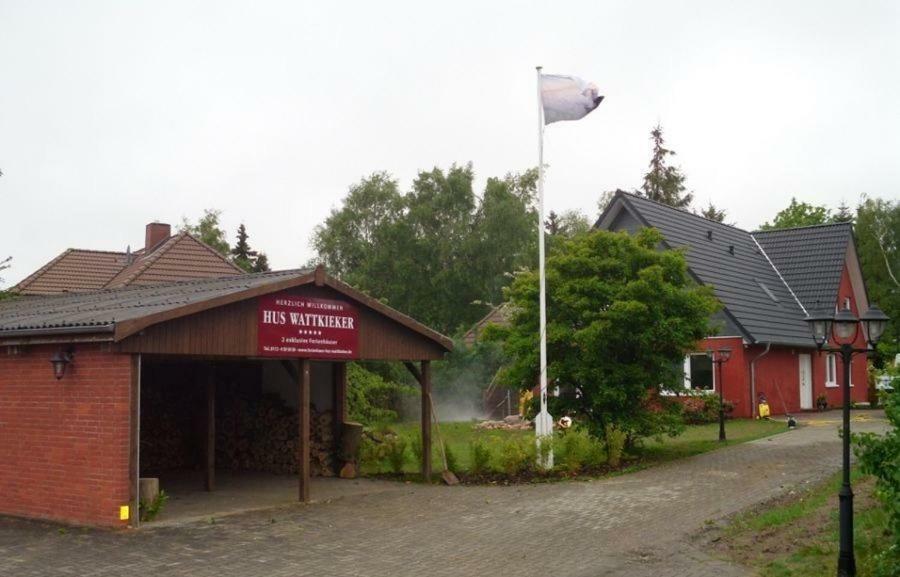Hus Wattkieker 7B Villa Husum  Buitenkant foto